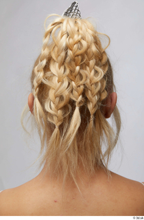 Groom references Anneli  014 braided high ponytail long blond…